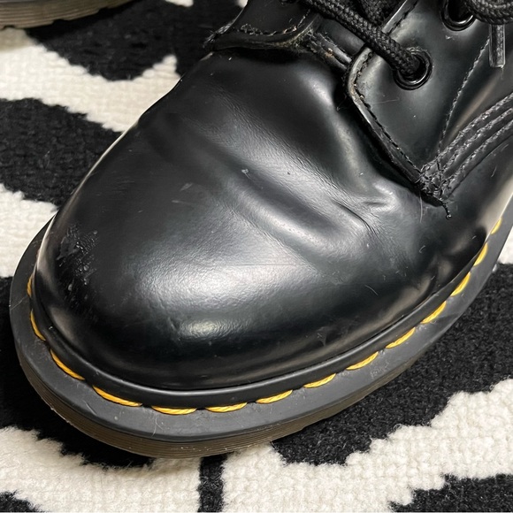 Dr Martens 1460W 8-Eye Combat Boots Black Size 7 - Picture 7 of 11